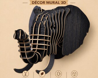 ELEPHANT WALL 3D