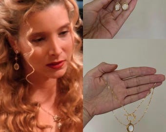 Phoebe-Halskette aus der Serie Friends, Boho-Schmuck, Vintage-Schmuck, ideales Geburtstagsgeschenk für Frauen, Geschenk für Mütter, Geschenk für Freundinnen