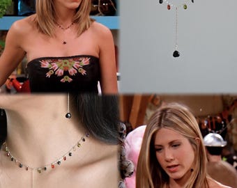 Rachel Green Halsband, Rachel Halloween-stenhänge: Smycken inspirerade av TV-program från 90-talet, perfekt födelsedagspresent till kvinnor, julklapp