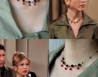 Rachel Green Necklace in Friends TV Show, Rachel Necklace replica, ideal birthday gift for women, gift for girlfriend, gift for Friends fans