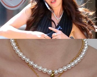 Andy Necklace in Devil Wears Prad@ Movie, Fashion movie necklace replica, Anne H necklace replica, gift for fashion lovers, birthday gift