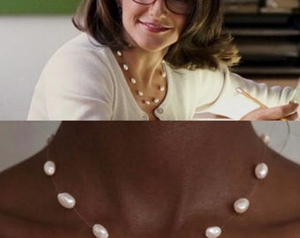 Charlotte pärlhalsband, ikonisk SATC-stil, smyckespresent till flickvän, födelsedagspresent till bästis, SATC-smyckesreplika, present till mamma