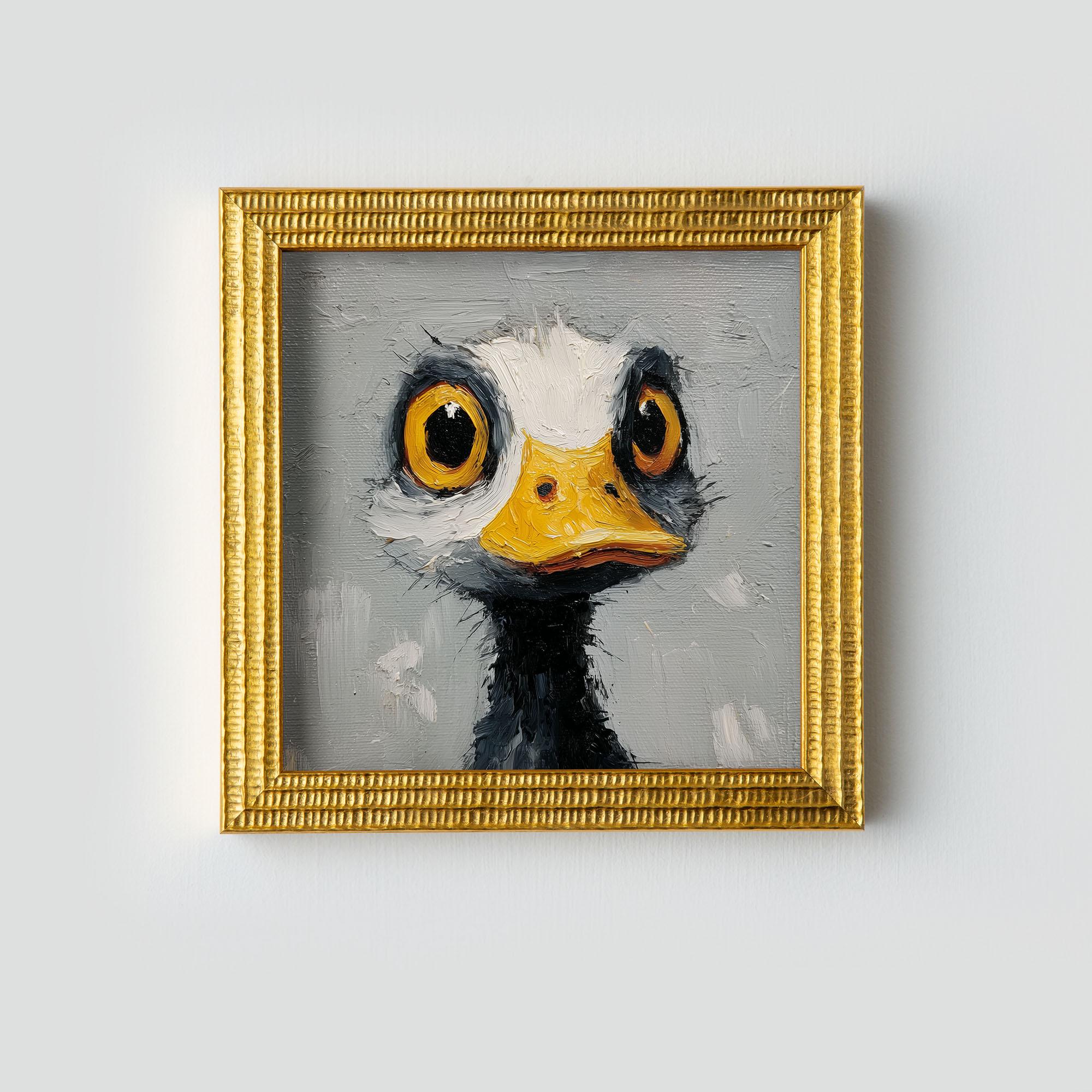 ダチョウの絵 - Etsy 日本