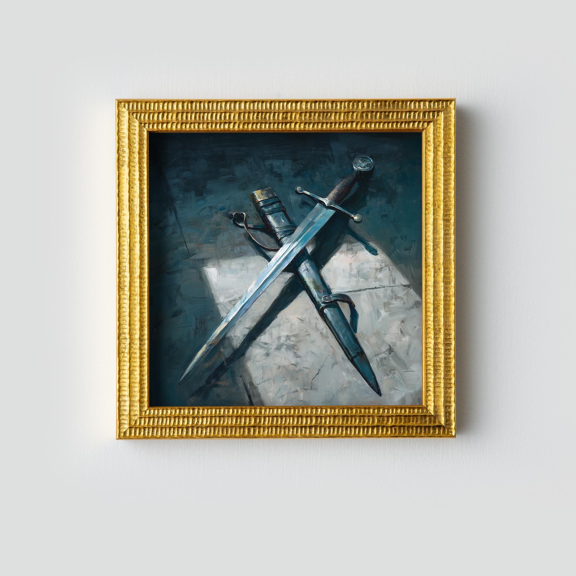 Mini Medieval Painting - Etsy