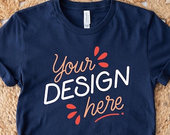 Personalized Logo T-Shirts, Custom Design Apparel, Bella Canvas Shirts