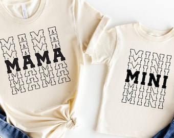 Matching Mommy and Me Shirt Set: Mothers Day Tees