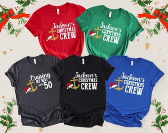 Personalized Christmas Cruise Shirt: Custom Group Vacation Tees