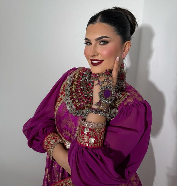 ヴィンテージ アフガニスタン クチ チョーカー ネックレス セット