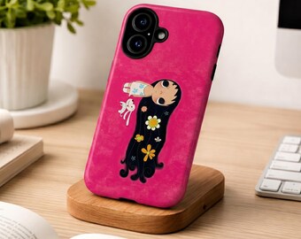 12-Style Dreamy Glittering Big Eyes Comic Girl Smartphone Casing, Slim Lexan Polycarbonate Durable  Women’s Electronics Accessories