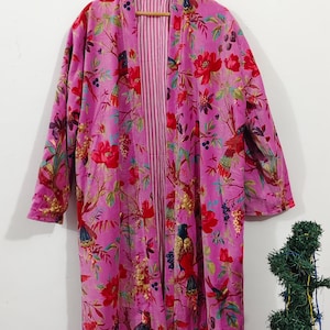 Luxury Velvet House Robe, velvet cotton Kimono Robe, Dressing Gown,wedding robe Bridesmaid winter bathrobe women men gift reversible jacket baby pink