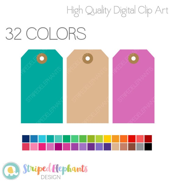 Printable Tag Clip Art