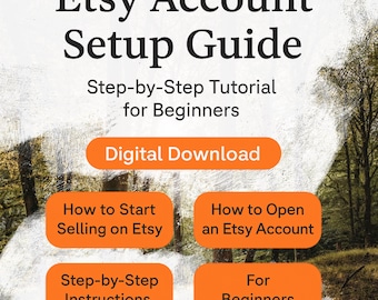 Etsy shop Setup Guide: Step-by-Step Tutorial for Beginner | Trained| A to Z Details