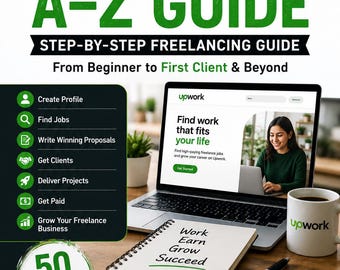 Upwork A-Ö frilansguide | Nybörjare till första kund (PDF-nedladdning)