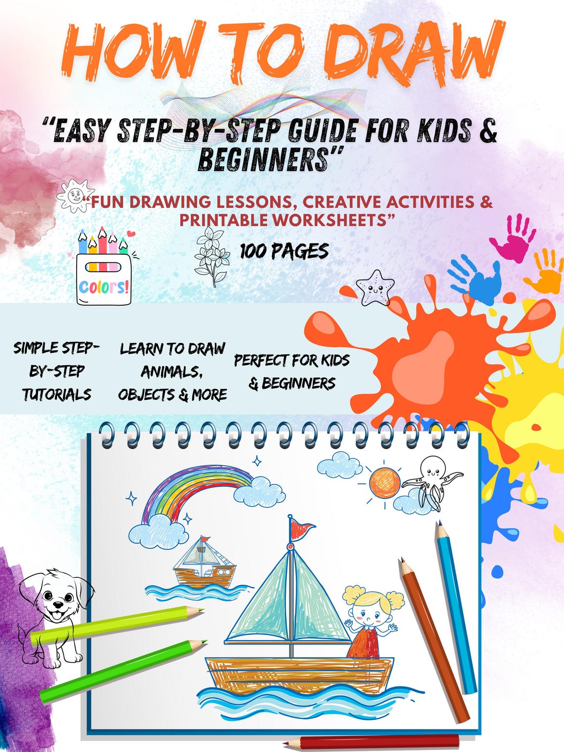 Easy Drawing Tutorial: Step-by-step Guide for Kids & Beginners (PDF ...