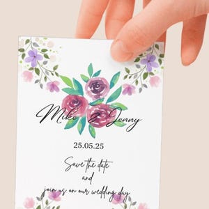 Plantilla de invitación de boda digital editable - Invitación de boda imprimible - Descarga instantánea