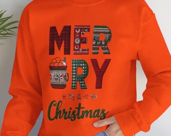 Sudadera navideña con gráfico festivo de chocolate caliente, suéter acogedor para las fiestas de invierno, suéter navideño rojo y verde