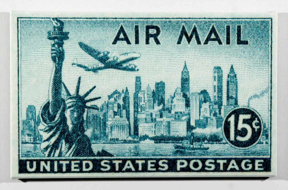 1947 airmail 5 cent stamp 1947 airmail 5 cent stamp