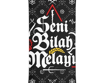 Polaina de cuello de armas Silat – Seni Bilah Melayu Malay Blade Art