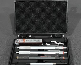rOtring Mechanical Pencils & Pens Compatible Rugged Case - Fits 500, 600, and 800