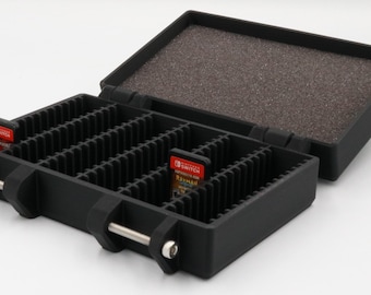 Switch 1 & 2 Compatible Protective Carrying Case - Holds 96 Games