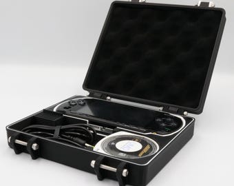 PSP 1000 Compatible Rugged Protective Carrying Case with TPU Cushion & O-ring