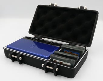 DS Lite Compatible Carrying Case - Rugged & Protective, Removable Flexible TPU Cushion, Foam, O-ring for Full System Protection