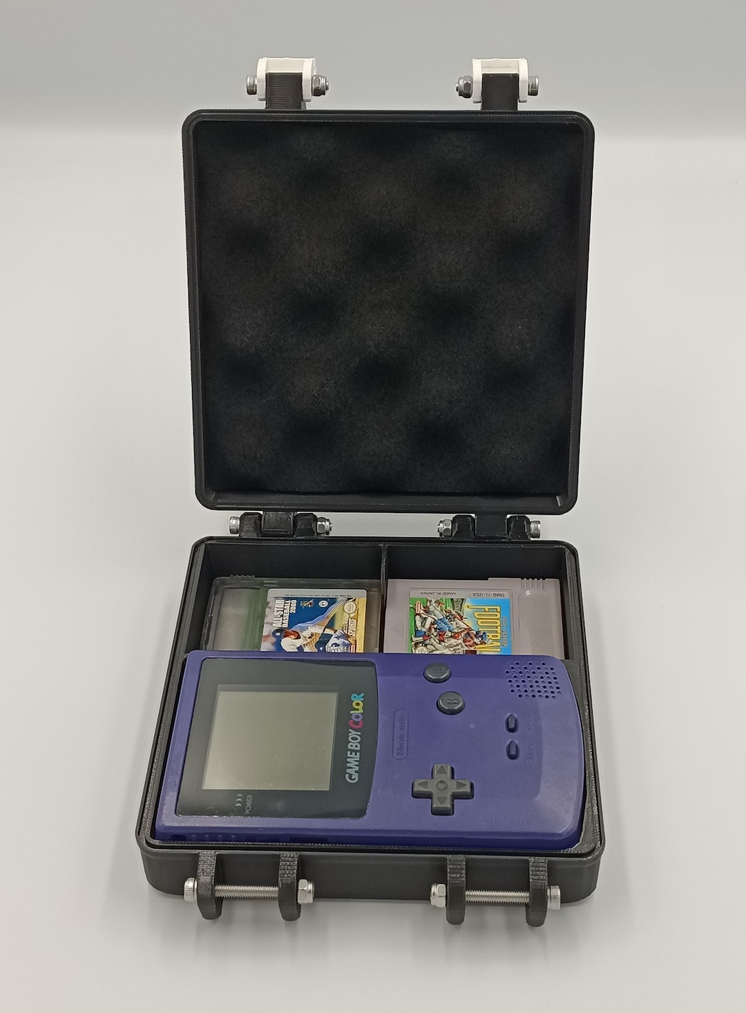 Game Boy Color Compatible Rugged Protective Carrying Case - Holds 8 ...