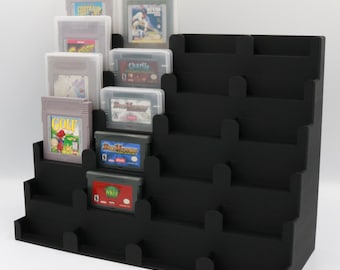 Game Boy (For Clear Cases) Compatible Advance, Color, Original Display Stand Tower Holder - Holds 24 Games