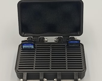 PS Vita Cartridge Compatible Rugged Protective Carrying Case - Holds 48 Games