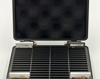 DS & 3DS Cartridge Compatible Rugged Protective Carrying Case - Holds 60 Games