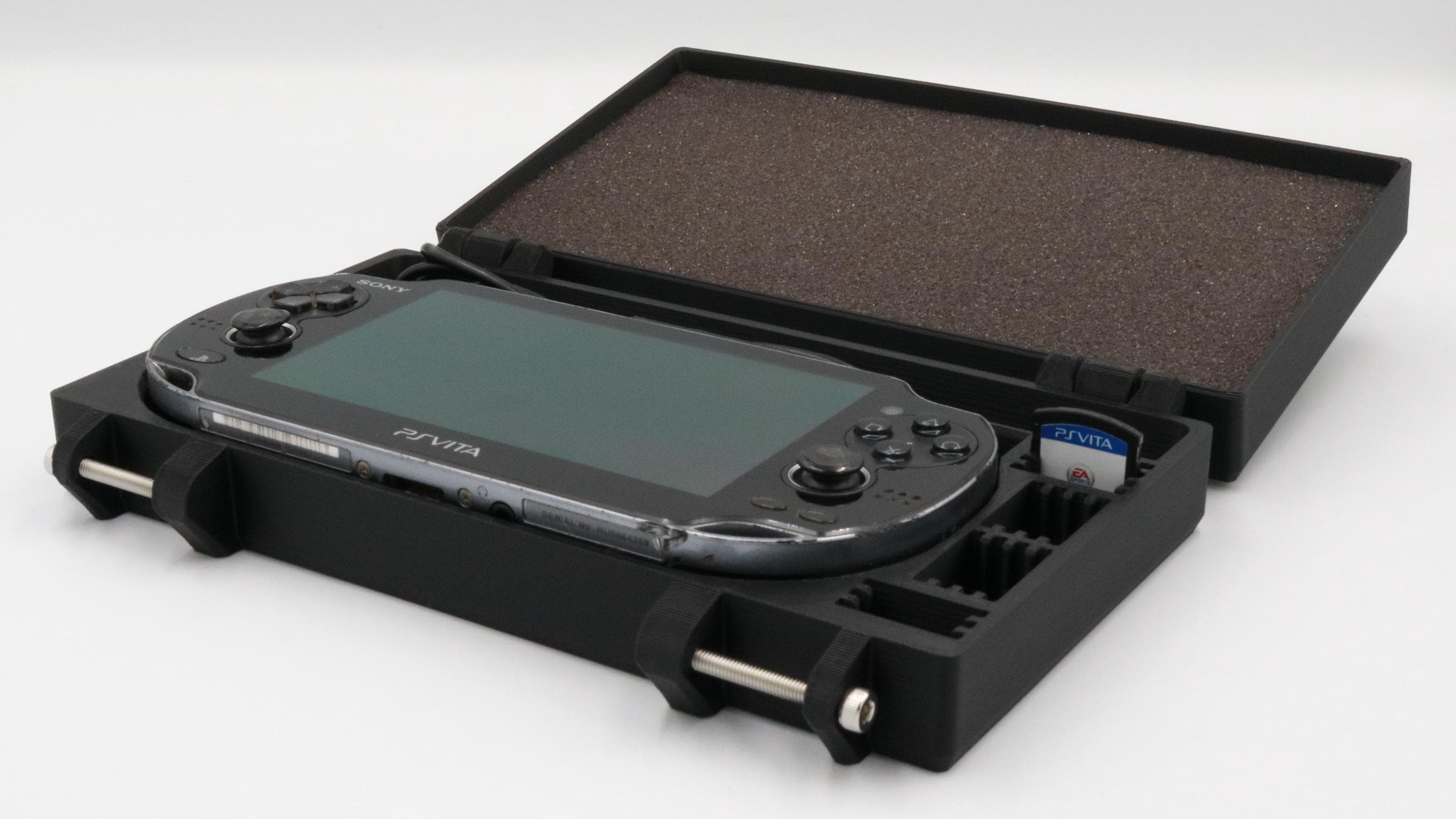 PS Vita 1000 Compatible Protective Case - Holds 15 Games & USB