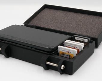 Protective Carrying Case for "New" 3DS - Holds 13 Games, Has Extra Storage