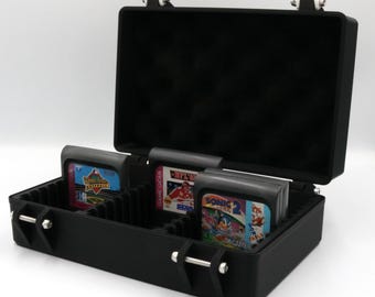 Sega Game Gear Cartridge Compatible Rugged Protective Carrying Case - Holds 36