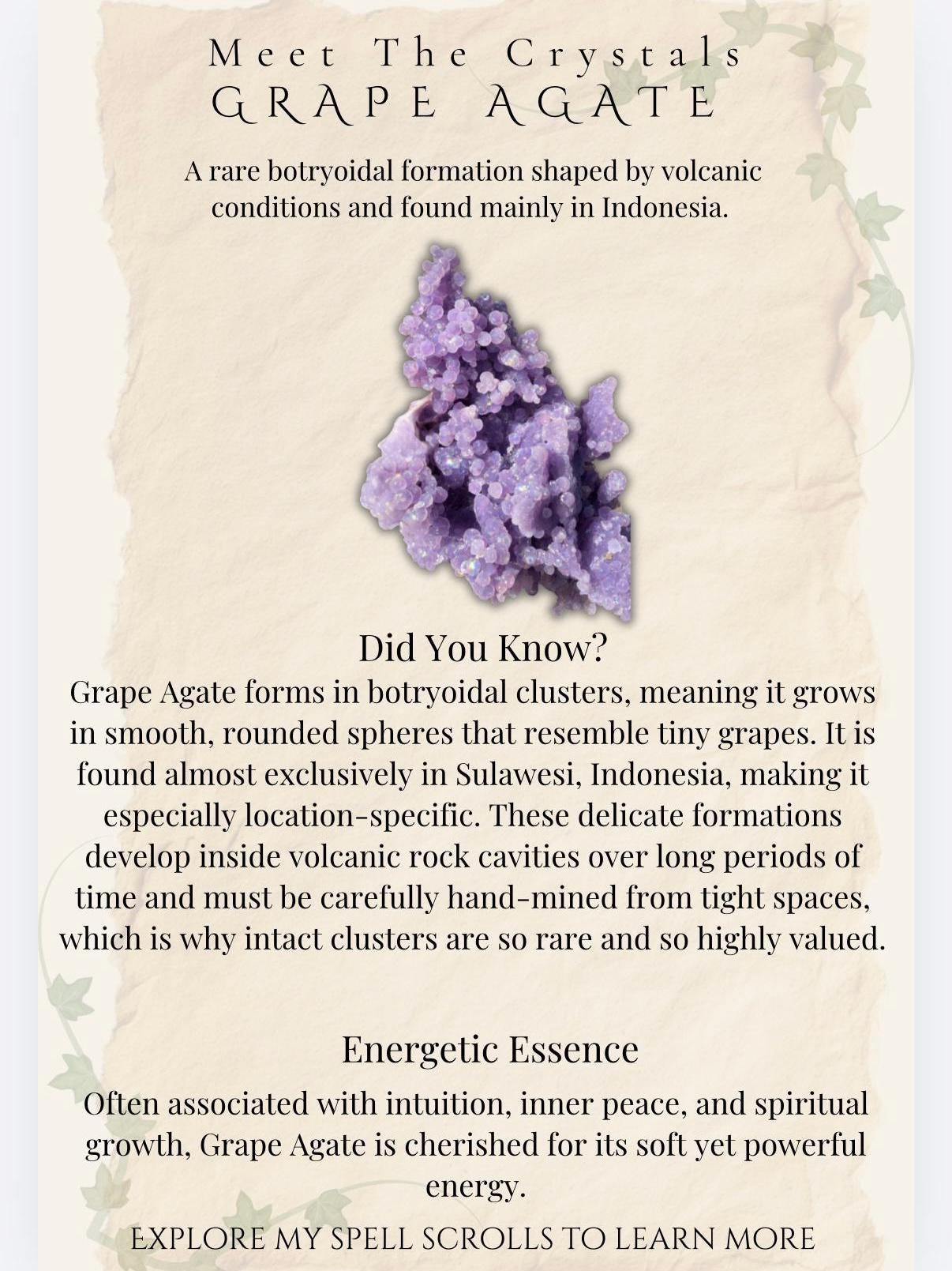 Lavender Grape Agate Cluster — photo 3