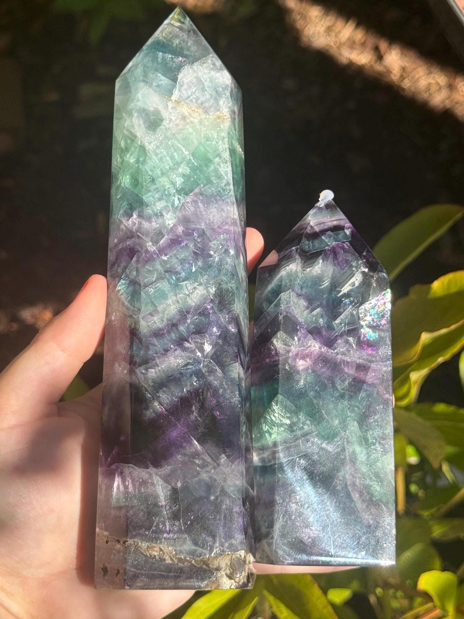Rainbow Fluorite Tower — photo 3