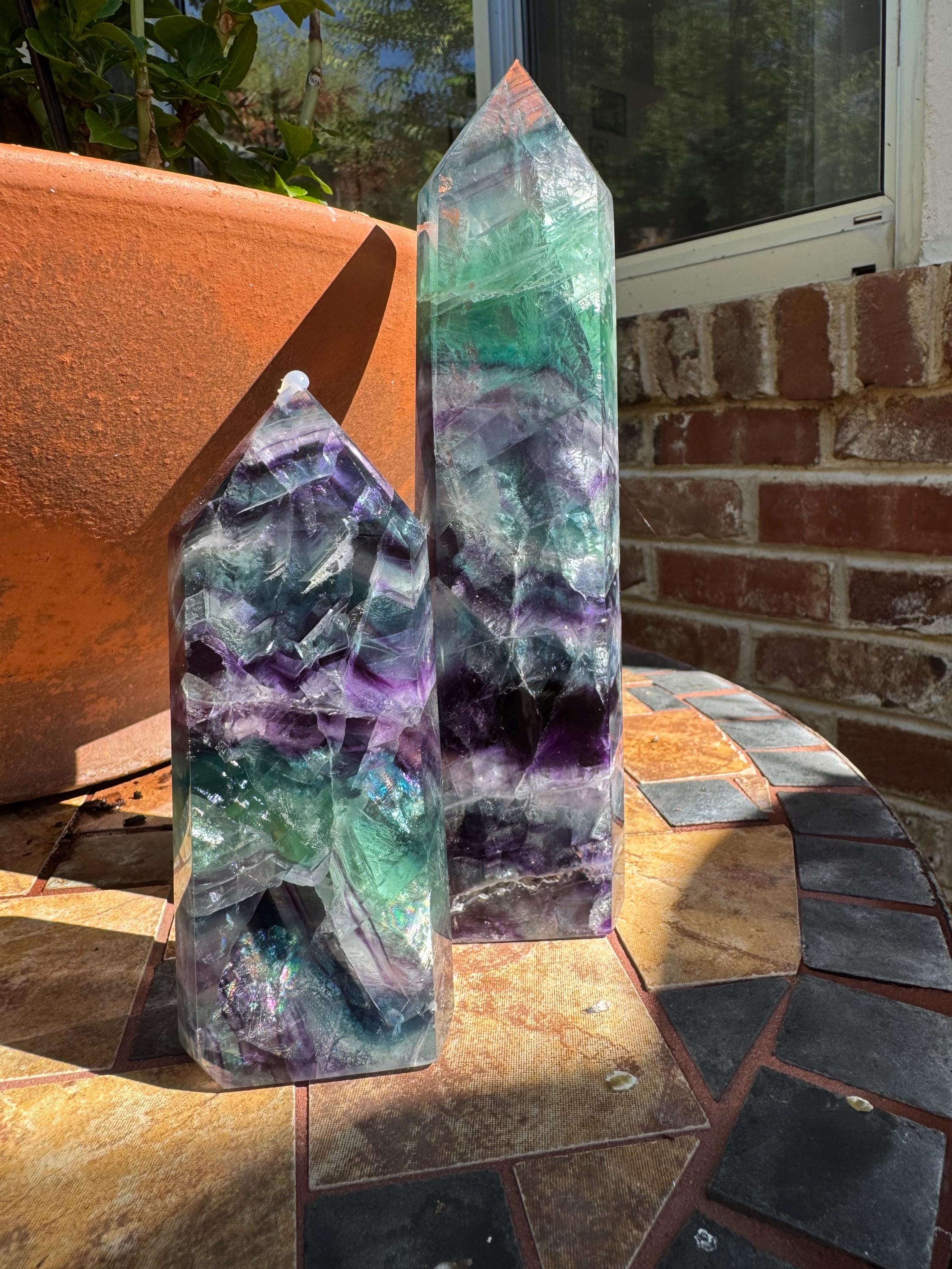 Rainbow Fluorite Tower — photo 9