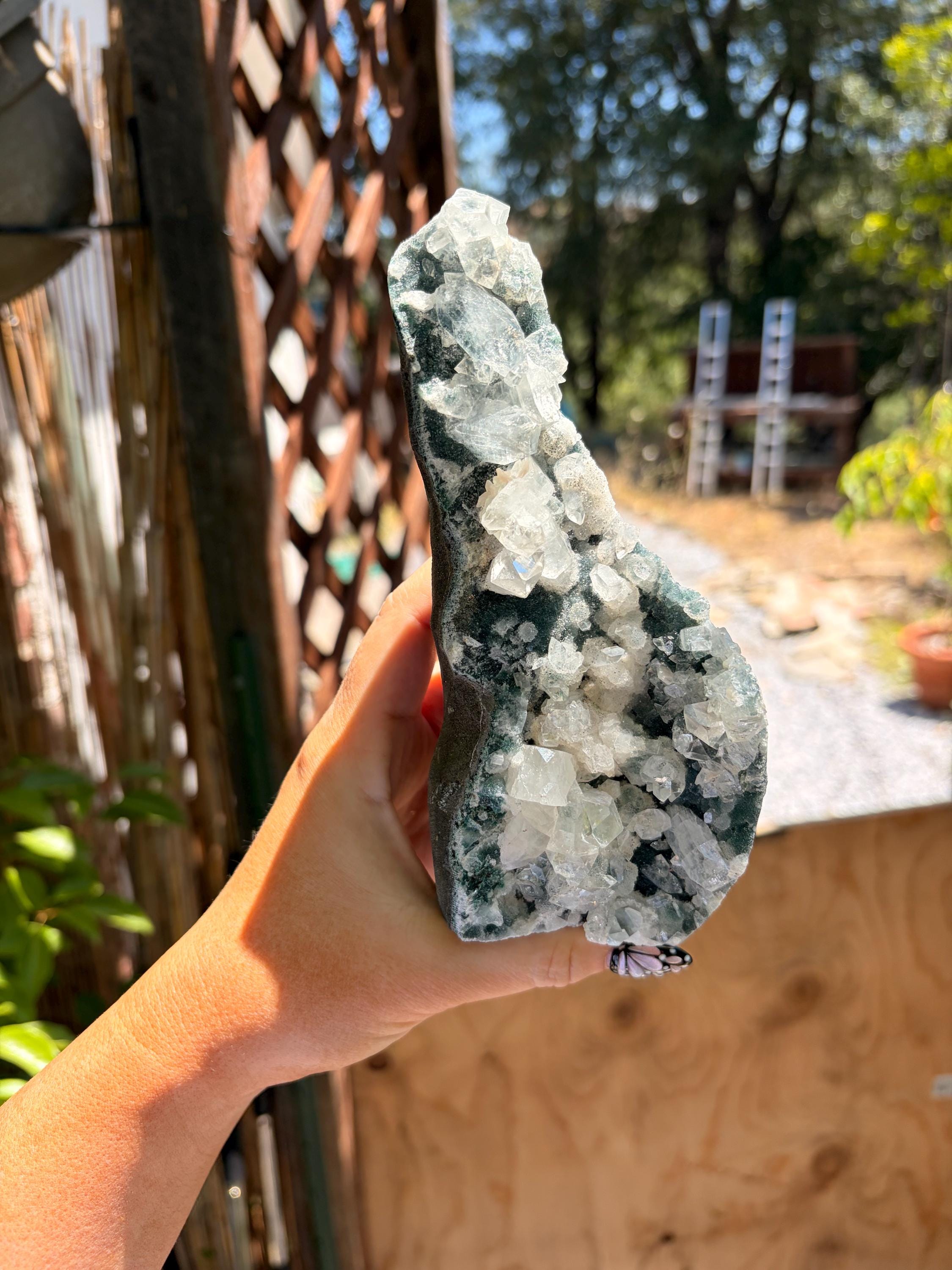 Apophyllite Cut-Base Cluster — photo 2