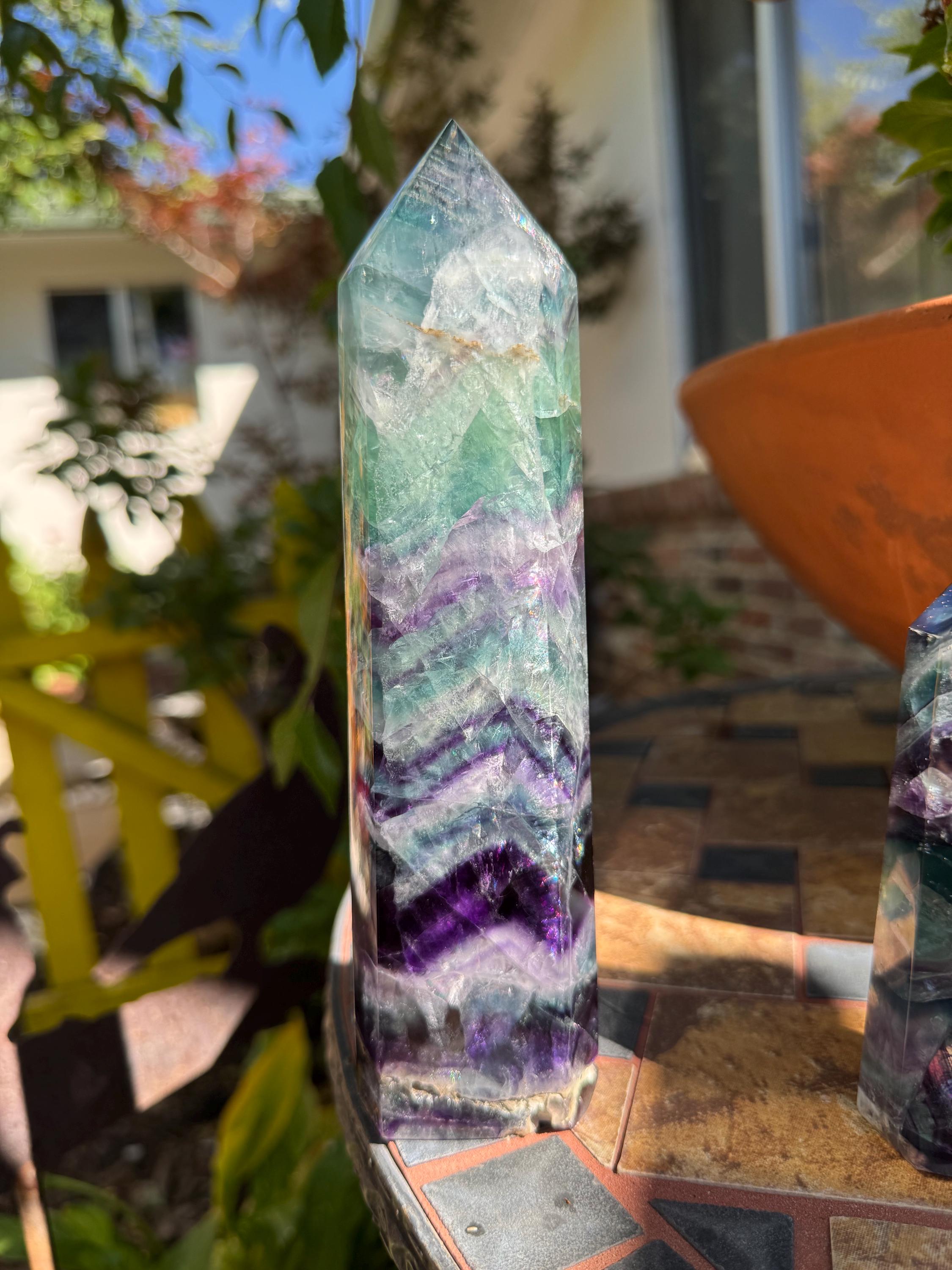 Rainbow Fluorite Tower — photo 6