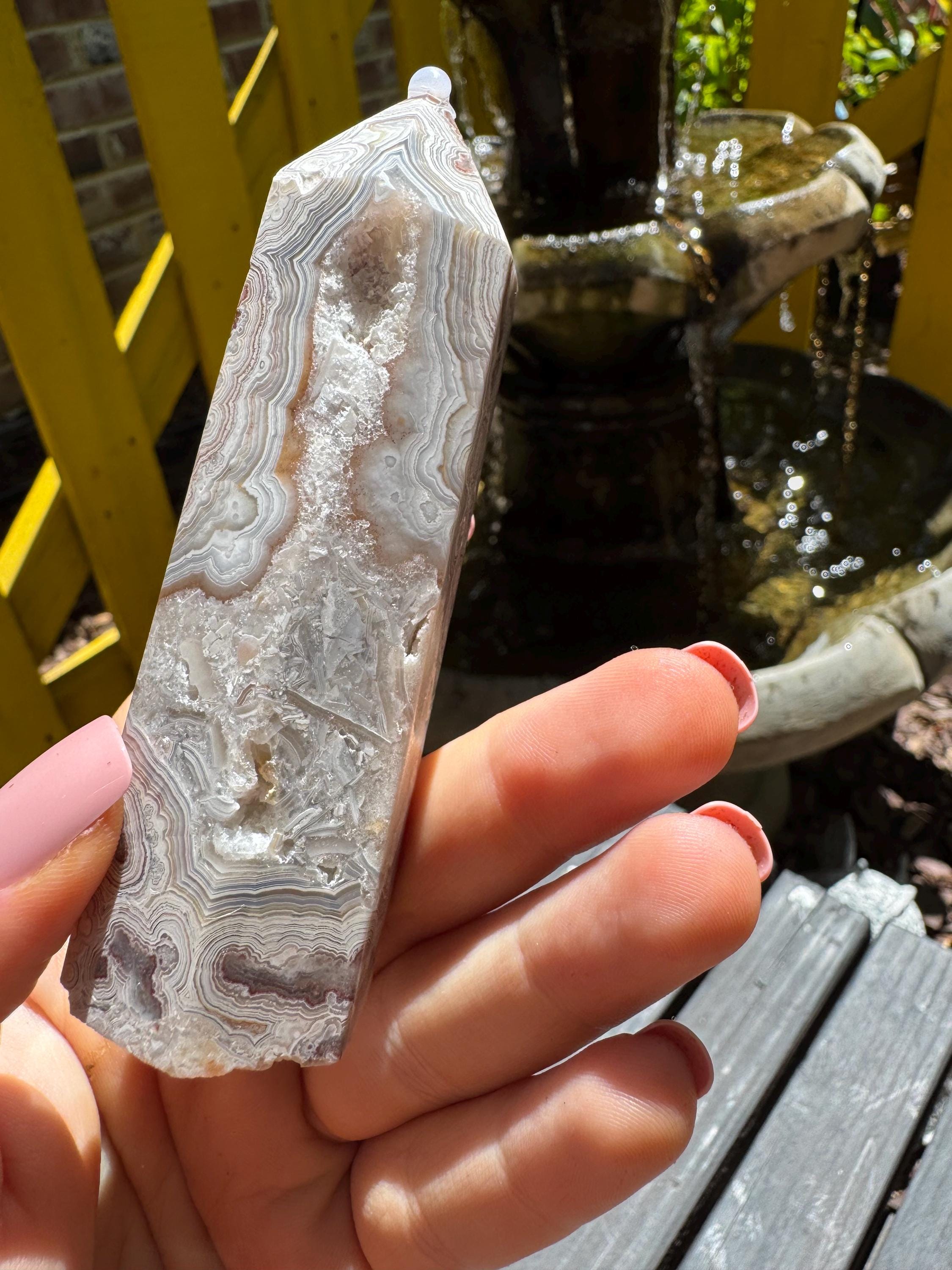Mexican Lace Agate Tower — photo 5