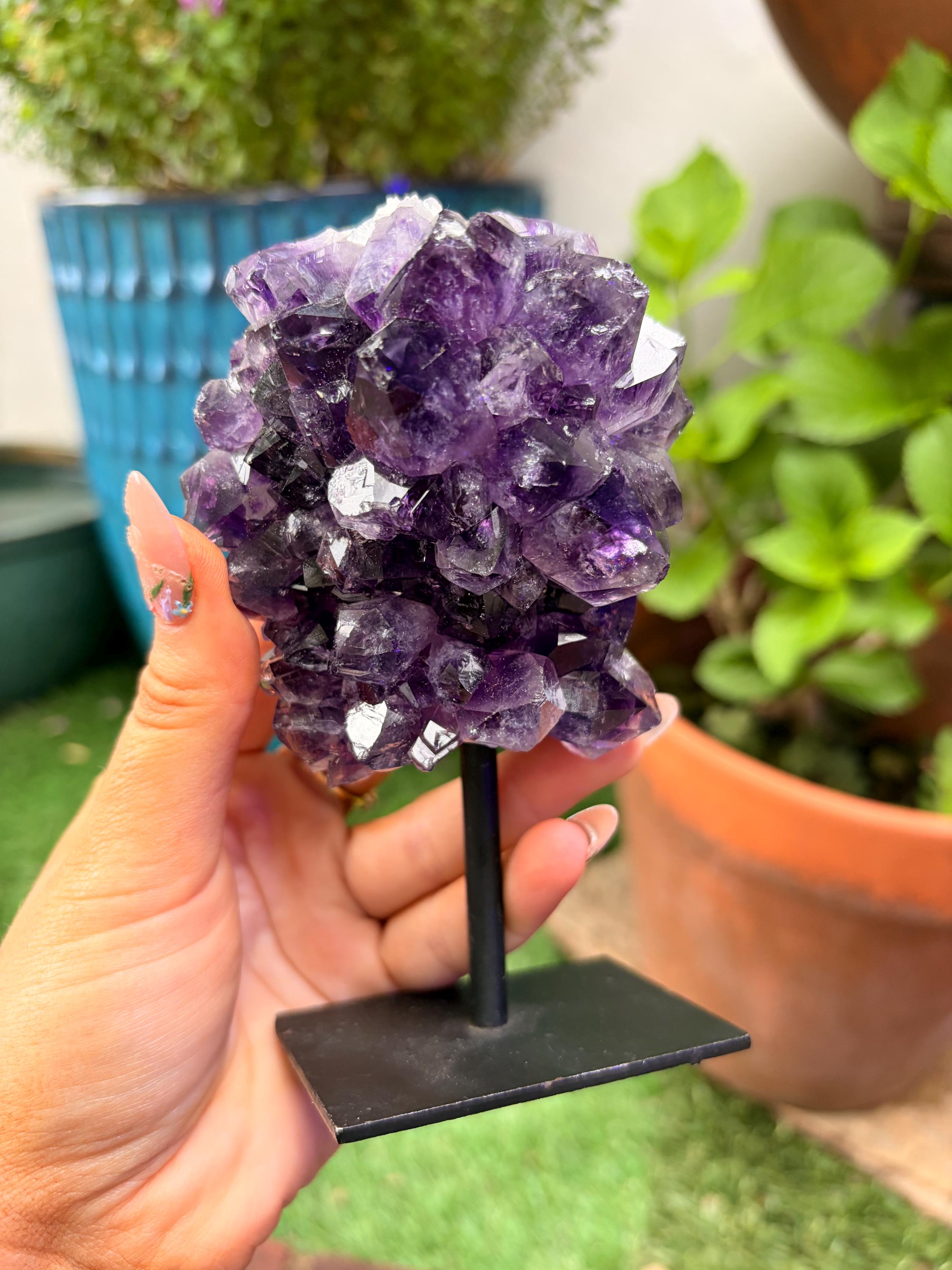 Amethyst Flower Display — photo 5