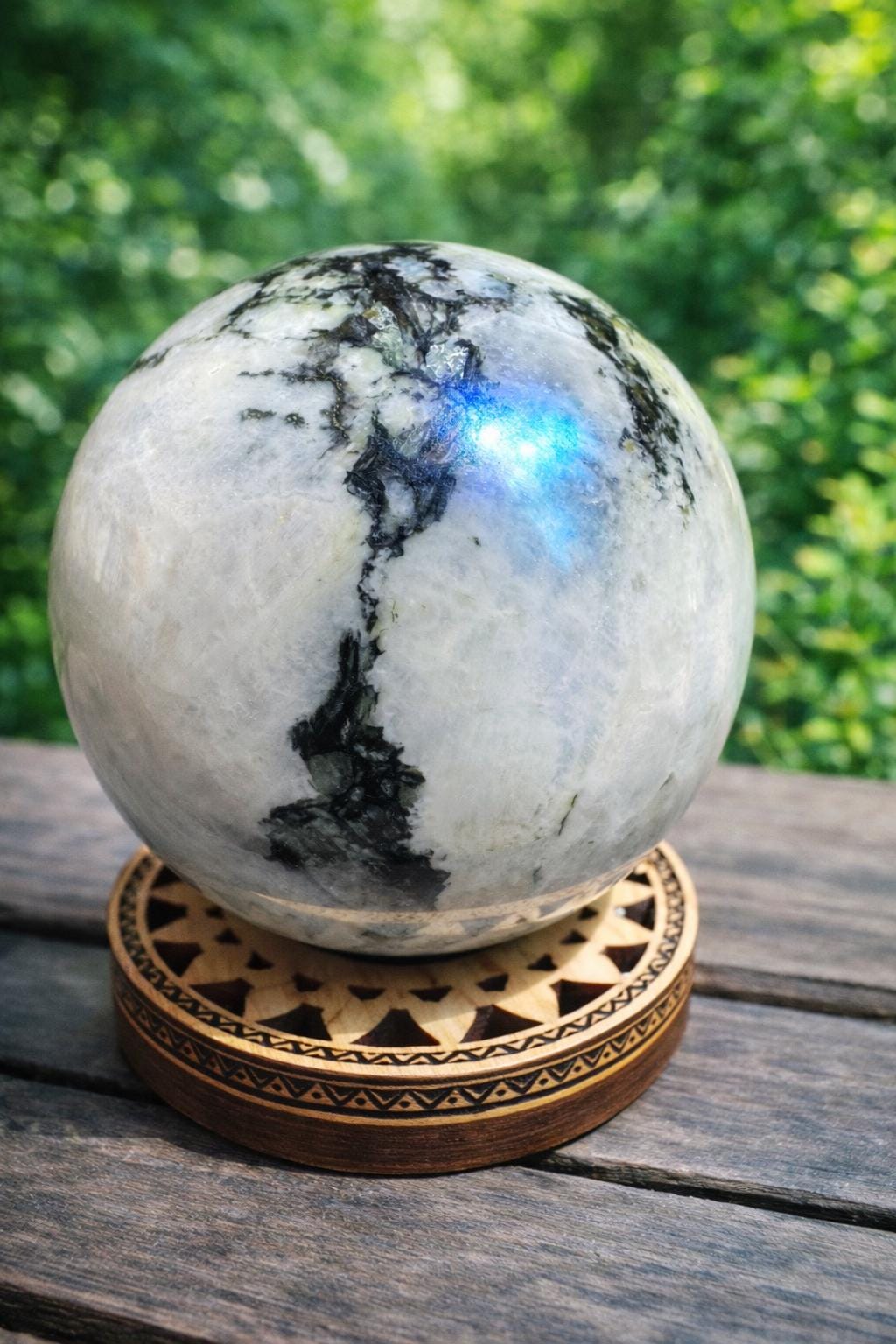 Rainbow Moonstone Sphere — photo 3