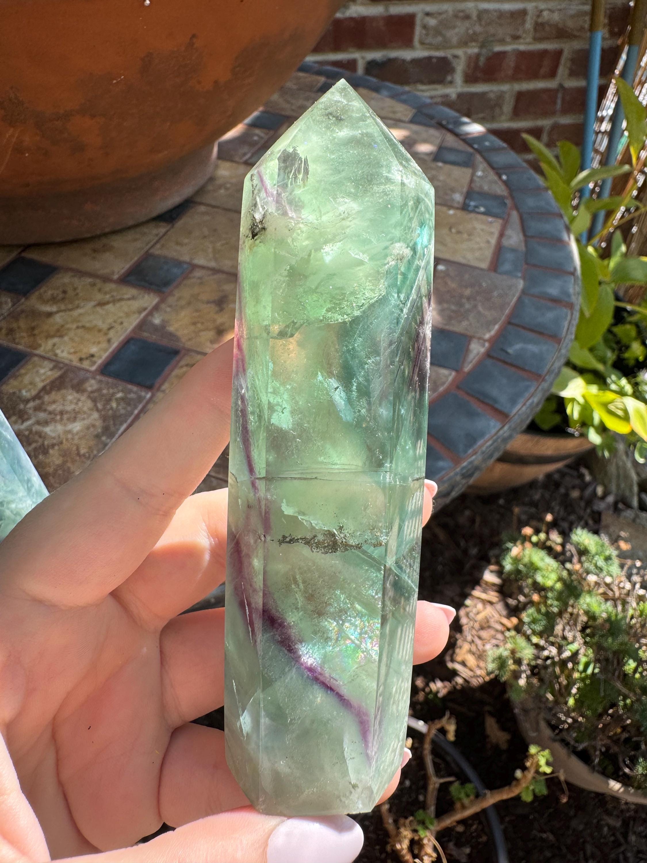 Rainbow Fluorite Tower — photo 3