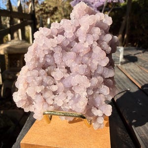 Lavender Grape Agate Cluster — photo 5