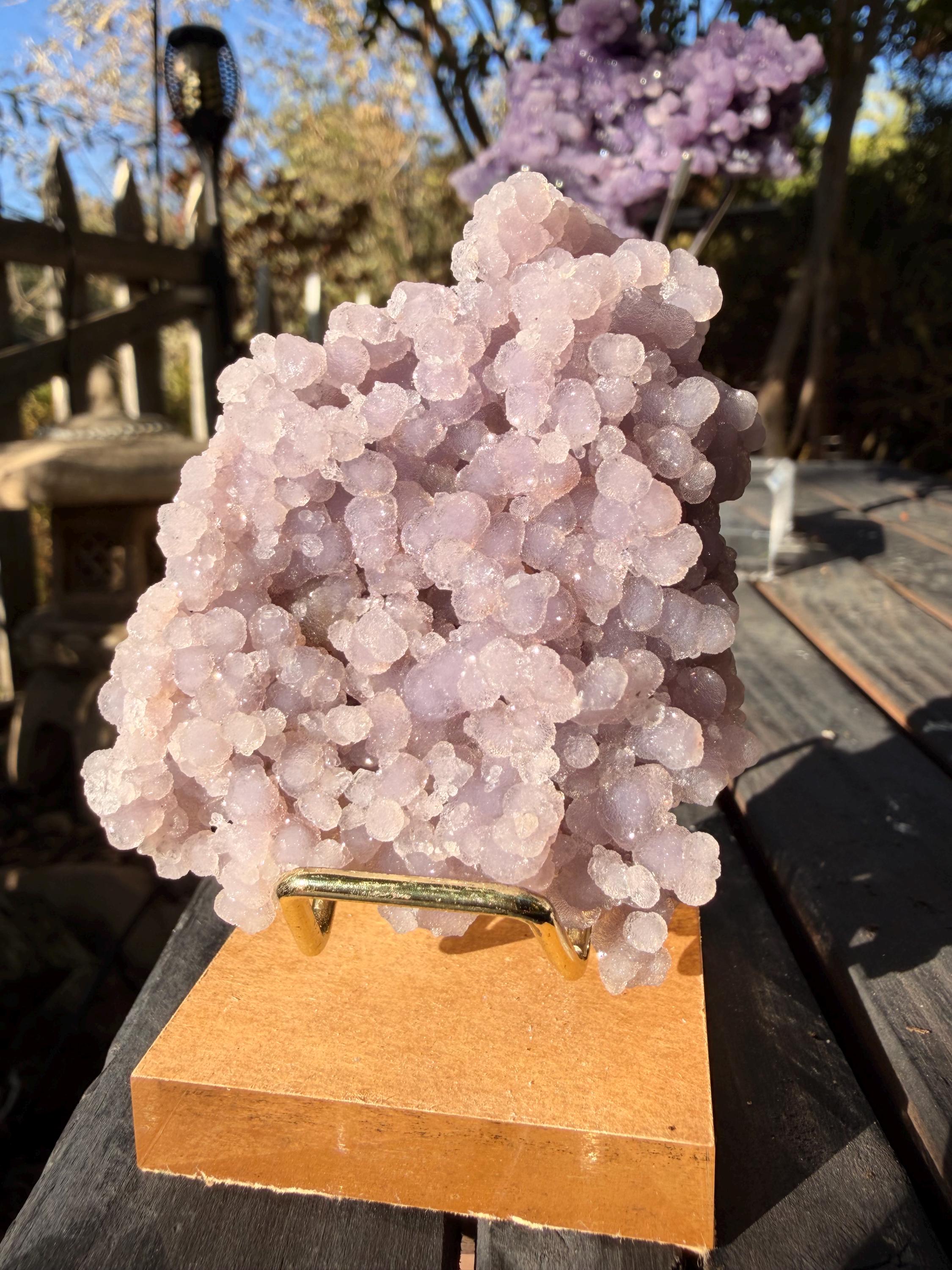 Lavender Grape Agate Cluster — photo 5