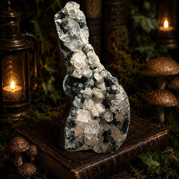 Apophyllite Cut-Base Cluster
