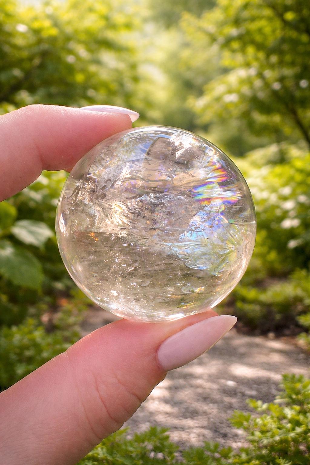 Clear Quartz Sphere — photo 2