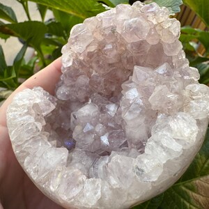 Pink Amethyst Druzy Flame — photo 5