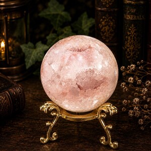 Pink Amethyst Druzy Sphere — photo 1