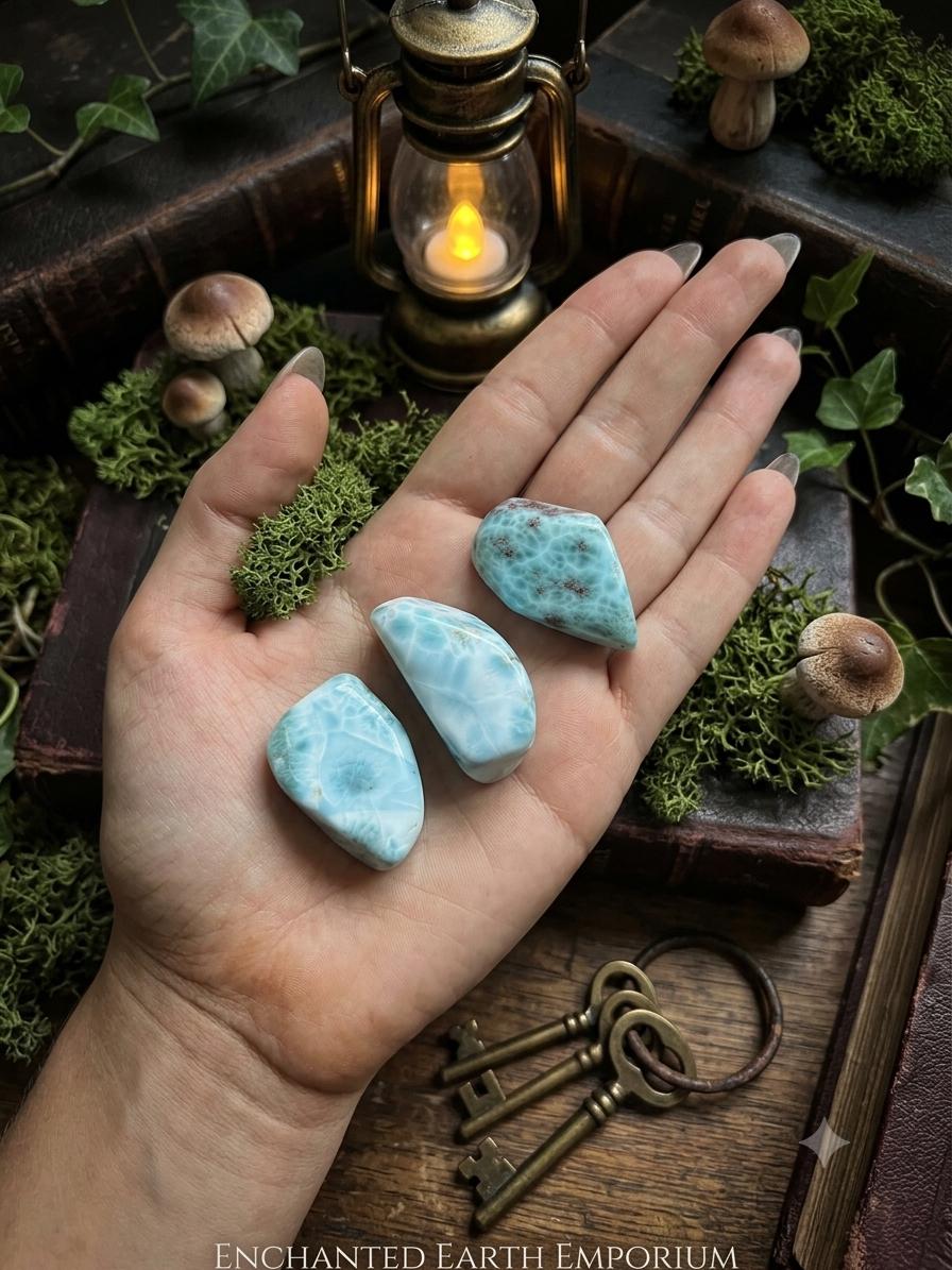 Large Larimar Tumble