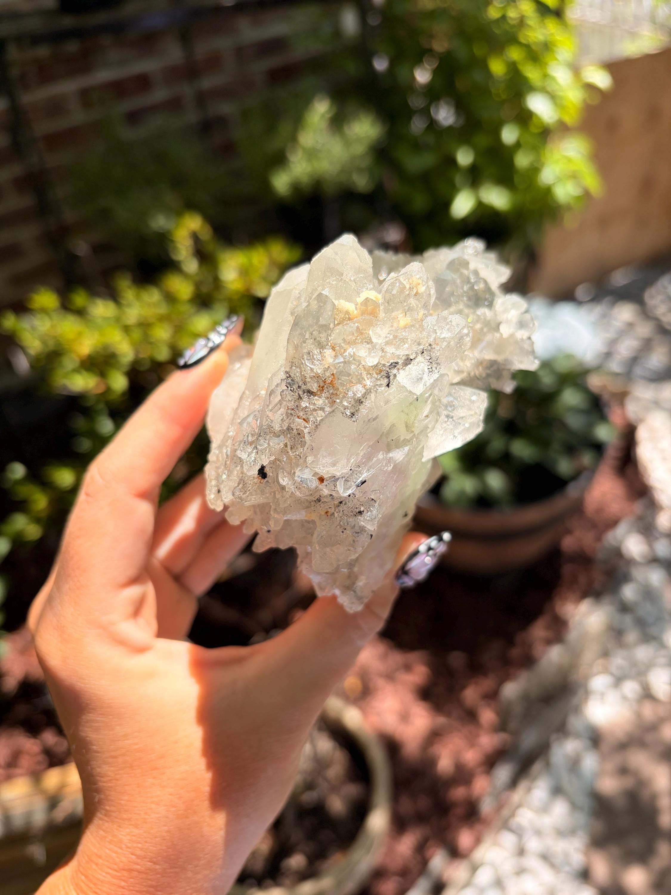 Prehnite on Quartz Specimen — photo 3
